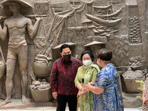 Didampingi Erick Thohir, Megawati Kunjungi Sarinah Siang Ini Didampingi Erick Thohir, Megawati Kunjungi Sarinah Siang Ini