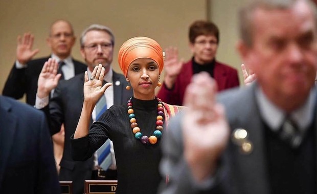 Ilhan Omar terpilih menjadi anggotar kongres As pada tahun 2018