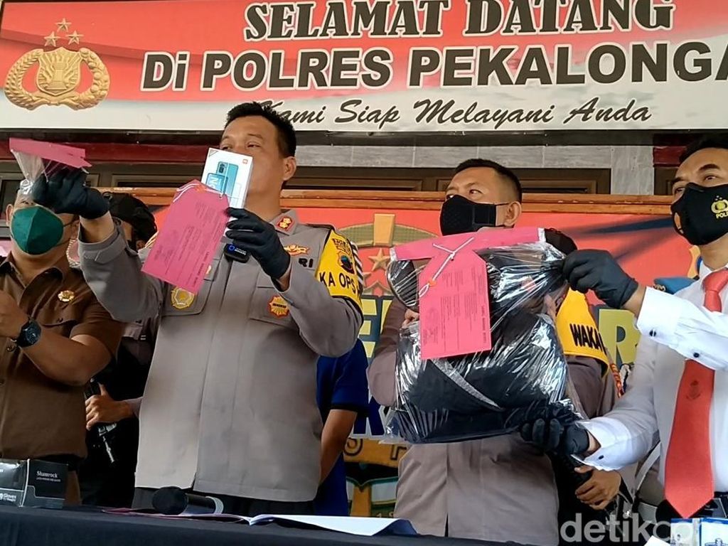 Pakai Masker Logo TNI-Polri, Pria Ini Ngaku Polisi-Tipu 2 ABG Pekalongan