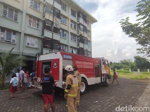 Rusunawa Kaligawe Kebakaran, Ruang Panel Listrik Hangus