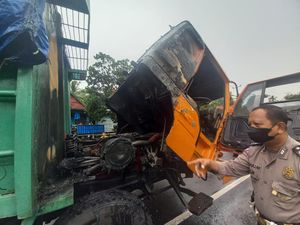 Truk Terbakar di Wajo, Sopir Meninggal Diduga Kelelahan Padamkan Api
