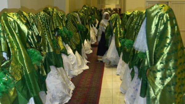 Misterius, Wajah Pengantin Wanita Ditutup Kain Saat Menikah di Kabul