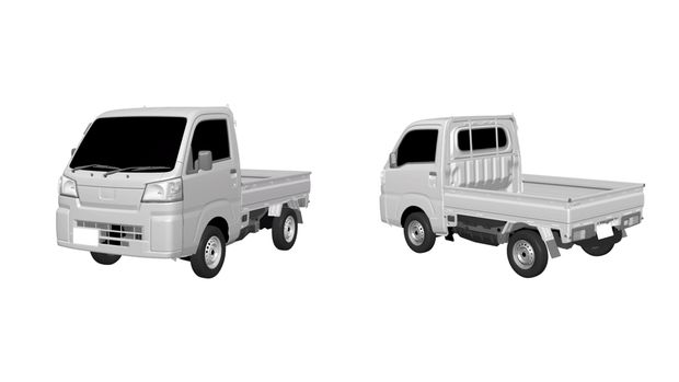 Gambar paten model pikap diduga generasi baru Daihatsu Gran Max muncul di situs Pangkalan Data Kekayaan Intelektual.