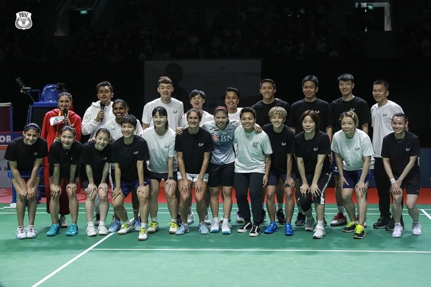 Greysia dan atlet badminton dunia lainnya /Foto: PBSI Greysia dan atlet badminton dunia lainnya