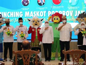 Gubernur Khofifah Perkenalkan Cak Beki, Maskot Porprov ke-7 Gubernur Khofifah Perkenalkan Cak Beki, Maskot Porprov ke-7