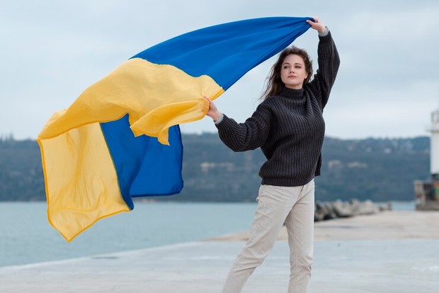 Ilustrasi perempuan Ukraina