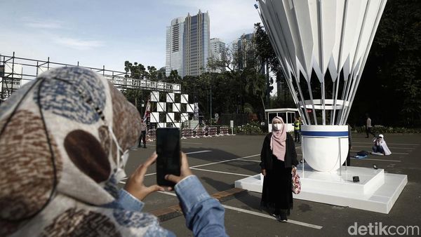 Keseruan Penonton Indonesia Open 2022