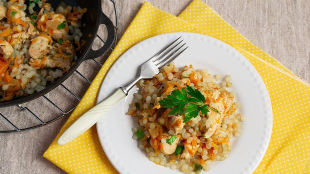 Ilustrasi nasi Shirataki