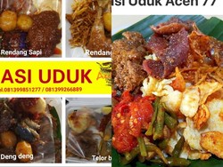 Setelah Rendang Babi, Ada Juga Nasi Uduk Aceh Lauk Dendeng Babi