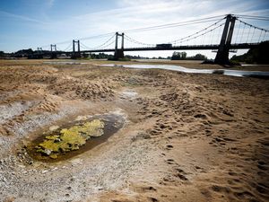 Gelombang Panas Bikin Sungai Loire di Prancis Mengering, Nih Fotonya