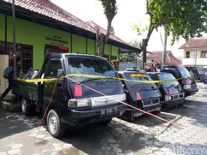 Sindikat Pencuri Spesialis Pikap Lintas Provinsi Diciduk di Bantul