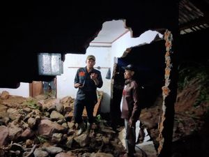 Longsor Akibat Luapan Air Sungai, 1 Rumah di Lebong Rusak