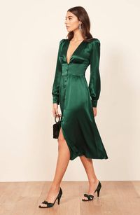 dress in silk
