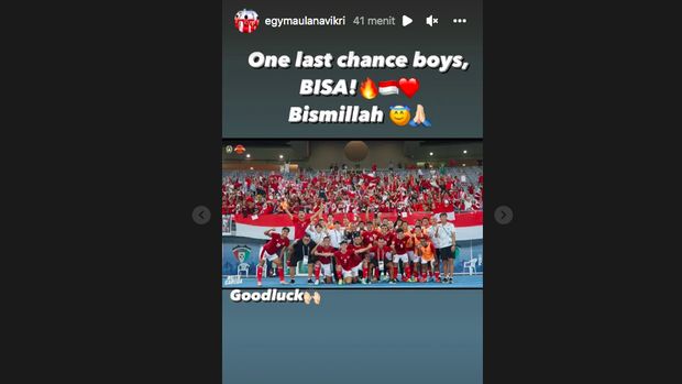 Potongan Instagram Egy Maulana Vikri (@egymaulanavikri)
