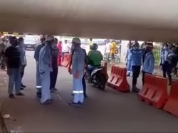 Viral Video Dinarasikan Tol Becakayu Amblas, Ini Faktanya