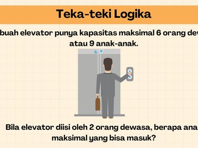 Teka-teki Buat Si Paling Pintar, Tantang Otak Kamu Berpikir!