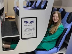 Desain Kursi Pesawat Bertingkat, Lebih Manusiawi buat Kelas Ekonomi?