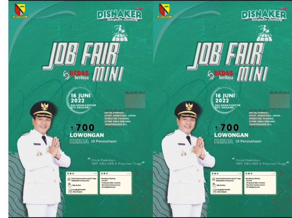 Job Fair di Kabupaten Bandung Buka 700 Lowongan Kerja