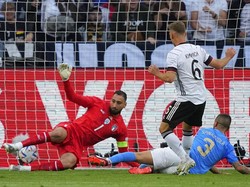 Joshua Kimmich membuka keunggulan Die Mannschaft lewat golnya di menit ke-10.