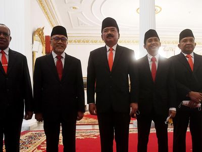 Potret Menteri dan Wamen Baru yang Dilantik Jokowi