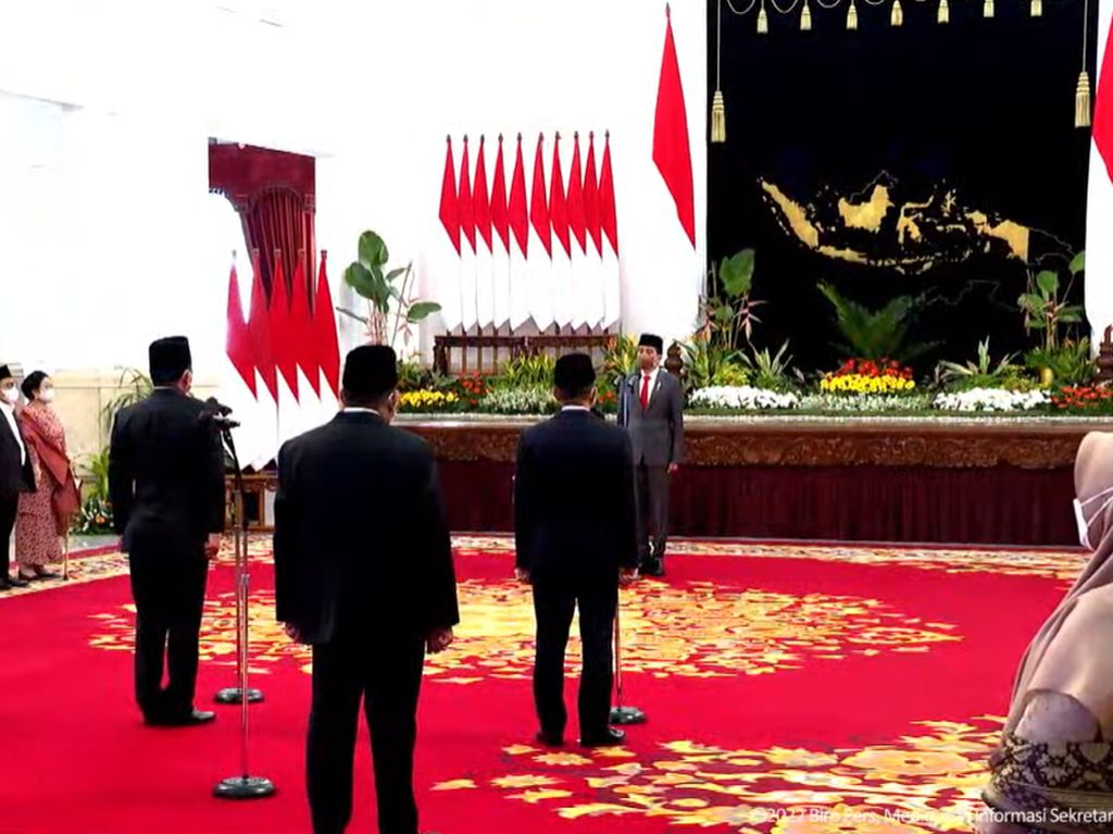Sah! Ini 2 Menteri dan 3 Wamen Baru Kabinet Jokowi