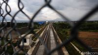 Progres Terkini Pemasangan Rel Kereta Cepat Jakarta-Bandung di Depo Tegalluar