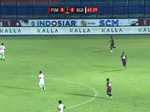 Pluim Gagal Eksekusi Tendangan Bebas di Menit 50, PSM Vs Persikabo Skor 0-0