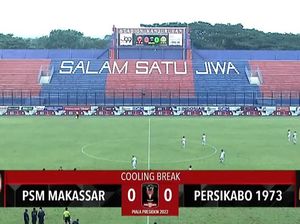 Yance-Everton Buka Peluang di Menit 30, PSM Vs Persikabo Masih 0-0