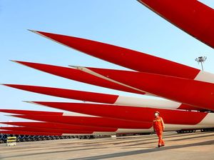 Seperti Ini Pembuatan Menara Turbin Angin, Serba Besar dan Megah
