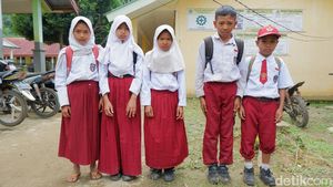 Potret Siswa SD di Bone yang Jalan Kaki 7 Km-Lewati Hutan Ada Binatang Buas