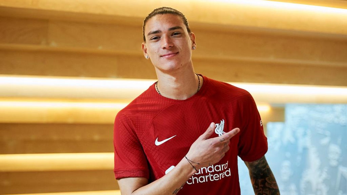 Darwin Nunez, striker baru Liverpool. (Foto: Liverpool FC via Getty Images/Nick Taylor/Liverpool FC)