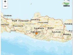 Gempa Darat M 1,9 Goyang Wonogiri