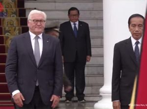 Jokowi Tak Bermasker Saat Sambut Presiden Jerman, Menkes Beri Penjelasan