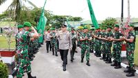 Kapolda Riau Kunjungi Dua Markas TNI di Kampar