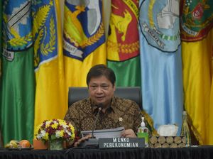 Rakor dengan Pj Kepala Daerah, Ini Arahan Airlangga soal Vaksin-Kemiskinan