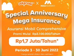 HUT Ke-18, Mega Insurance Hadirkan Diskon Asuransi Mobil All Risk
