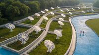 Fix! Taman Panel Surya Ini Benar-benar Futuristik
