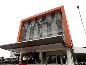 Segarnya Wajah Baru Stasiun Pondok Ranji Segarnya Wajah Baru Stasiun Pondok Ranji