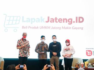 Luncurkan LapakJateng.id, Ganjar Ingin UKM di Jateng Lebih Kuat