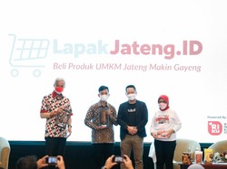 Luncurkan LapakJateng.id, Ganjar Ingin UKM di Jateng Lebih Kuat