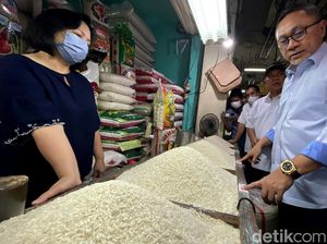 Zulhas ke Pasar Cek Beras, Ayam, Telur, hingga Gula, Ini Hasilnya Zulhas ke Pasar Cek Beras, Ayam, Telur, hingga Gula, Ini Hasilnya