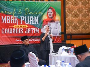 Silaturahmi dengan Gus-Gus di Jatim, Puan dapat Julukan Ning Maharani