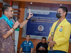 Ditanya Mahasiswa, Sandiaga Jawab Siap Nyapres 2024