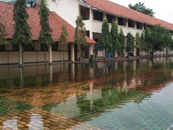 SMAN 4 Tangsel Banjir Lagi, PPDB Tetap Berlangsung