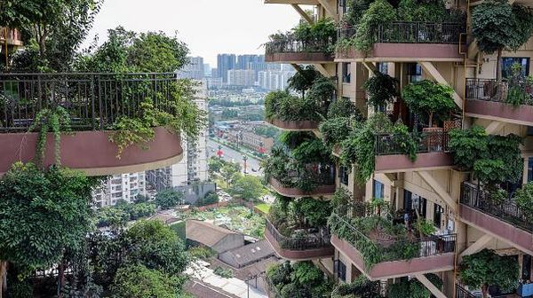 Luar Biasa, Apartemen Ini Berkonsep Hutan di Tengah Kota