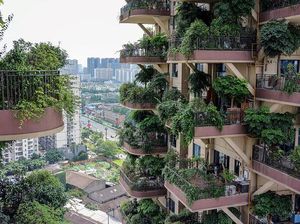 Luar Biasa, Apartemen Ini Berkonsep Hutan di Tengah Kota