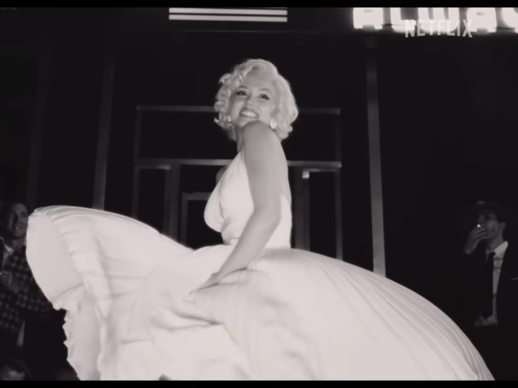 Senyuman Ana de Armas di Teaser Film Marilyn Monroe