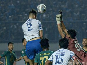 HT Persib Vs Persebaya: Dua Sundulan Unggulkan Maung Bandung!
