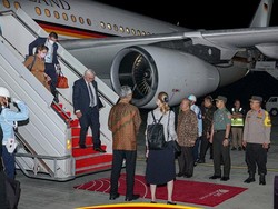 Momen Kedatangan Presiden Jerman di Bandara YIA Kulon Progo