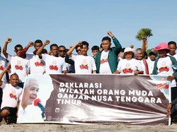 Ratusan Pelajar & Mahasiswa di NTT Dukung Ganjar Maju Nyapres di 2024